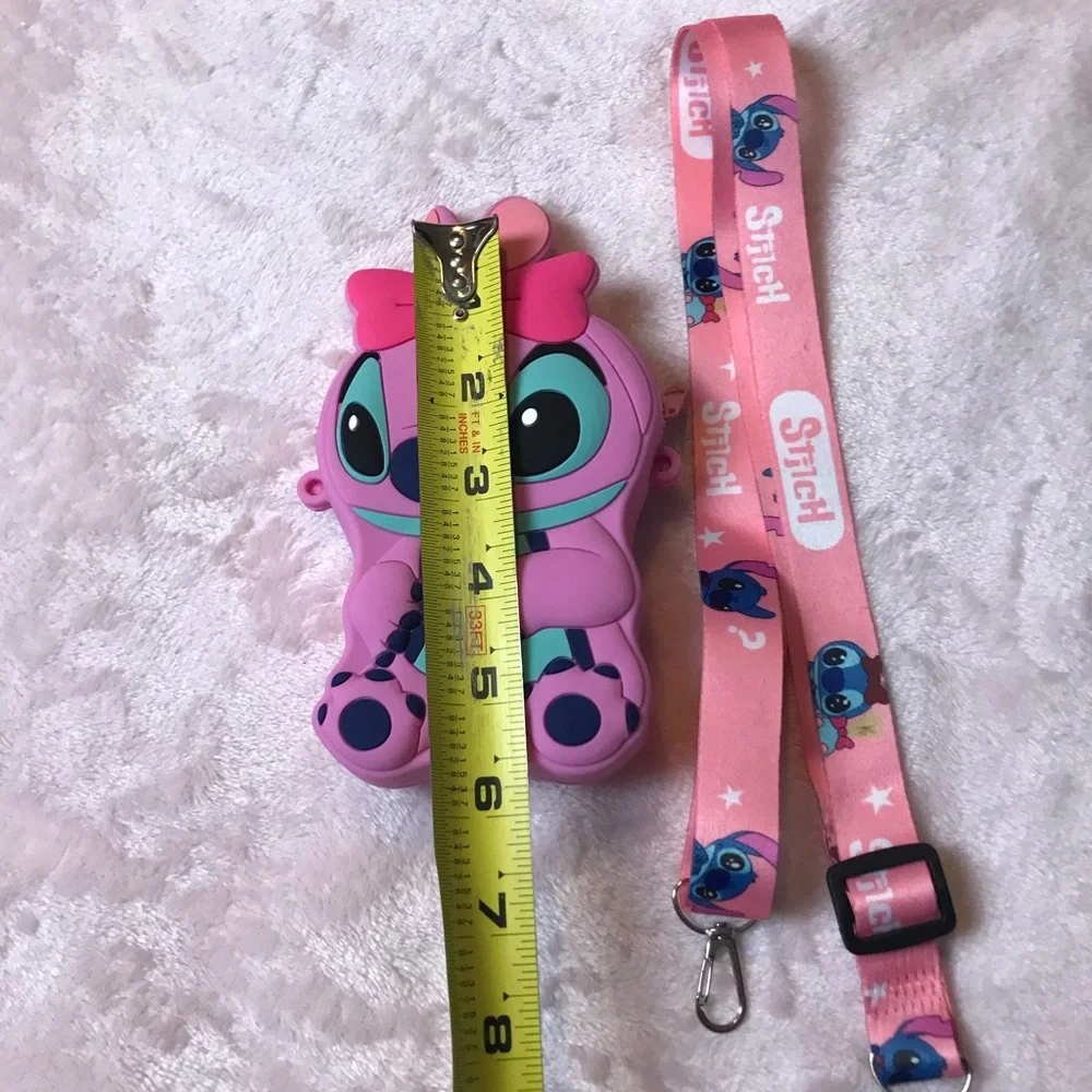 LILO & Stitch Angela Silicone Bag Disney Cartoon Anime Figure Shoulder Bag NWOT
